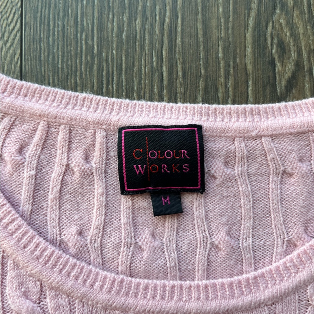Colour Works Cable Knit Sweater - Picture 7 of 10